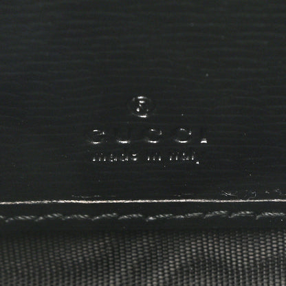 Gucci Calfskin Kingsnake Zip Around Wallet Black 8 of 9