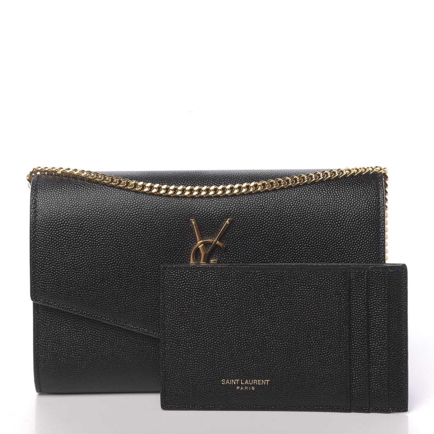Grain De Poudre Uptown Chain Wallet Black