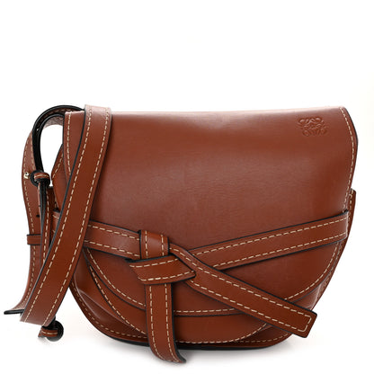 Loewe Calfskin Small Gate Crossbody Bag Rust 1 of 10