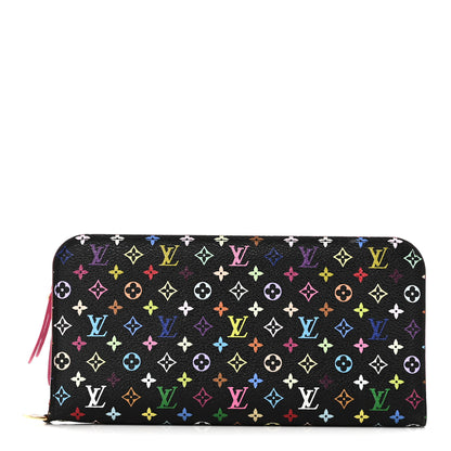 Louis Vuitton Monogram Multicolor Insolite Wallet Black Grenade 1 of 7