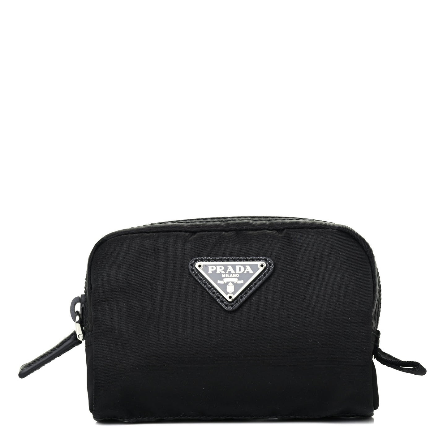 Tessuto Nylon Vela Cosmetic Pouch Black
