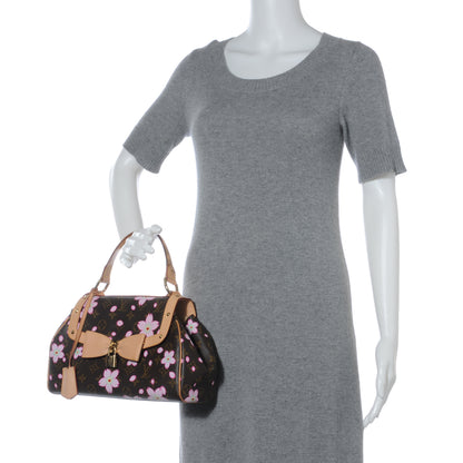 Louis Vuitton Monogram Cherry Blossom Sac Retro Bag Brown 2 of 9