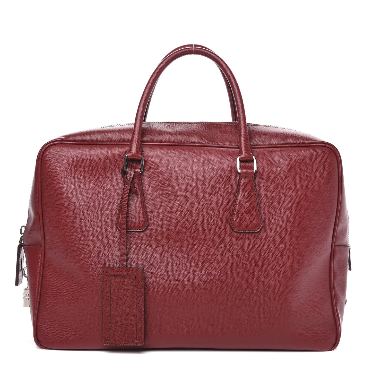 Saffiano Travel Briefcase Rubino