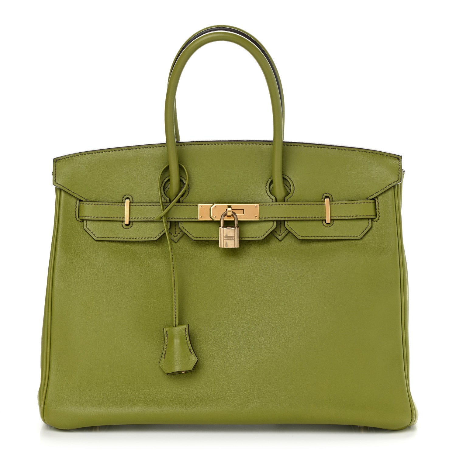 Hermes Swift Birkin 35 Vert Anis 1 of 19