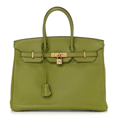Hermes Swift Birkin 35 Vert Anis 1 of 19