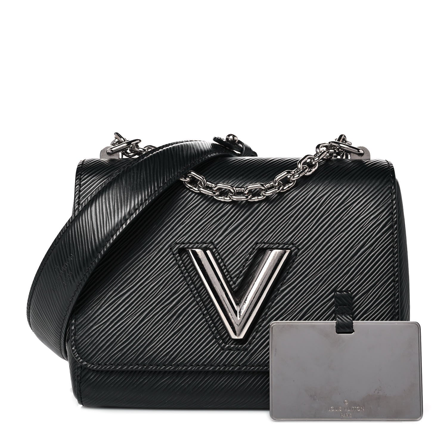 Louis Vuitton Epi Twist Shoulder Bag PM Black 1 of 8