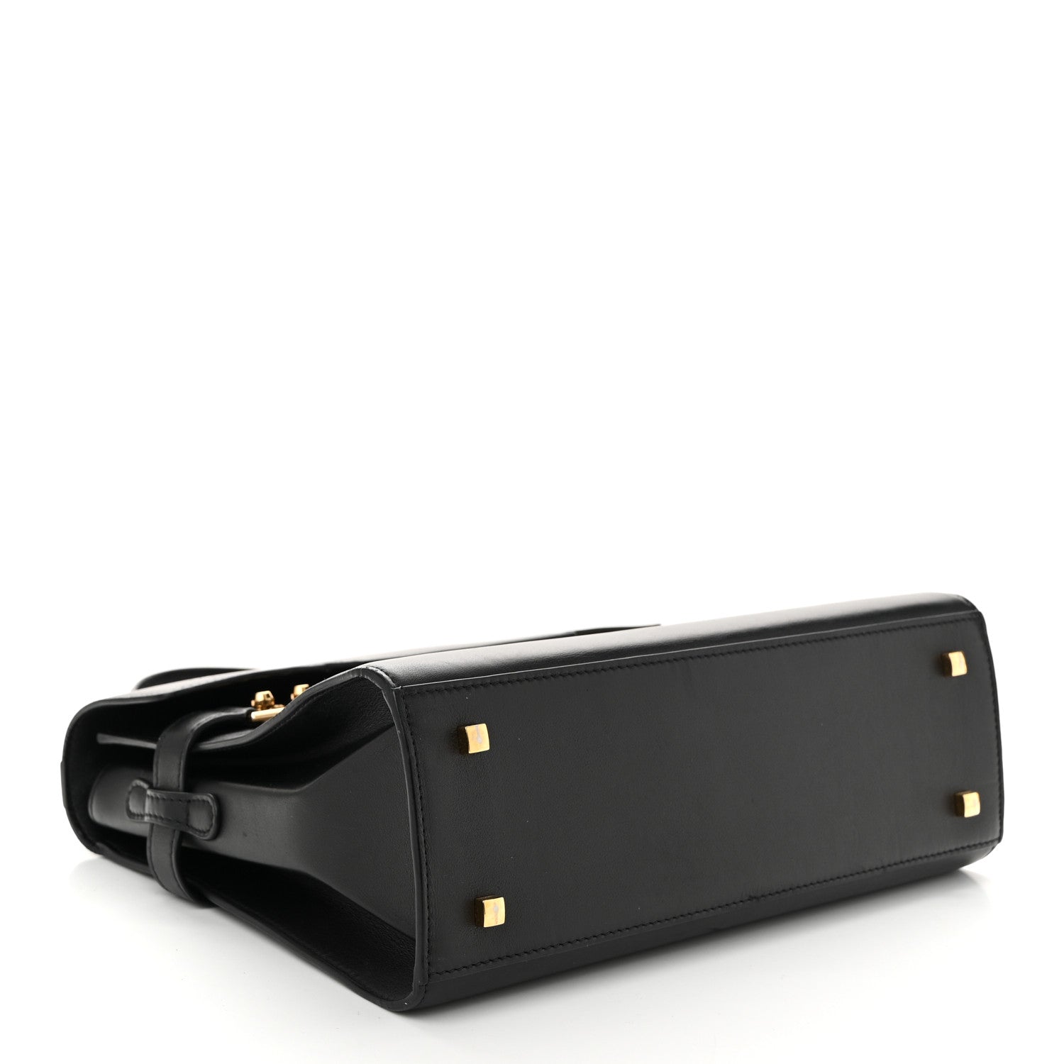Delvaux Calfskin MM Tempete Satchel Black 5 of 13
