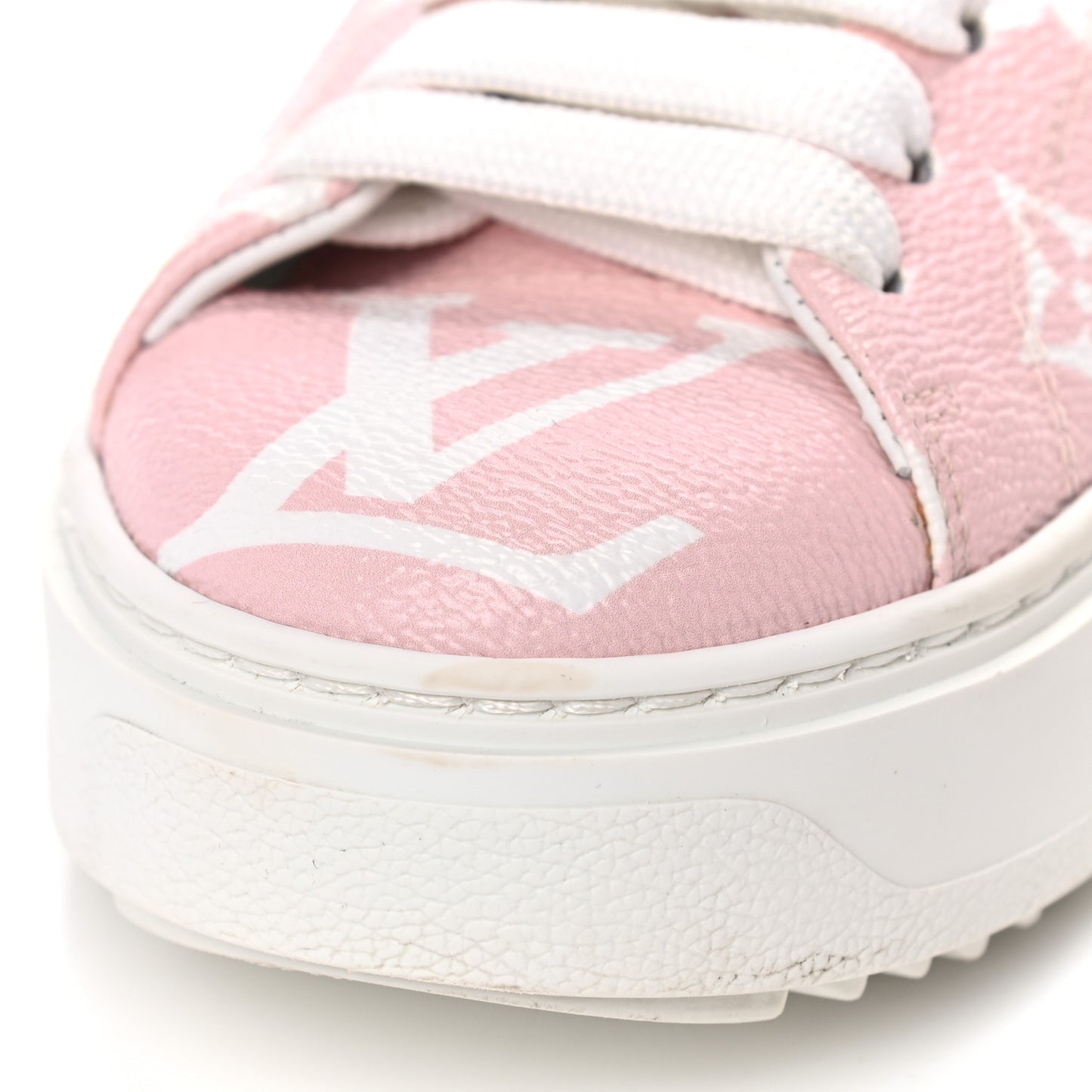Monogram Giant Time Out Sneakers 35 Rose