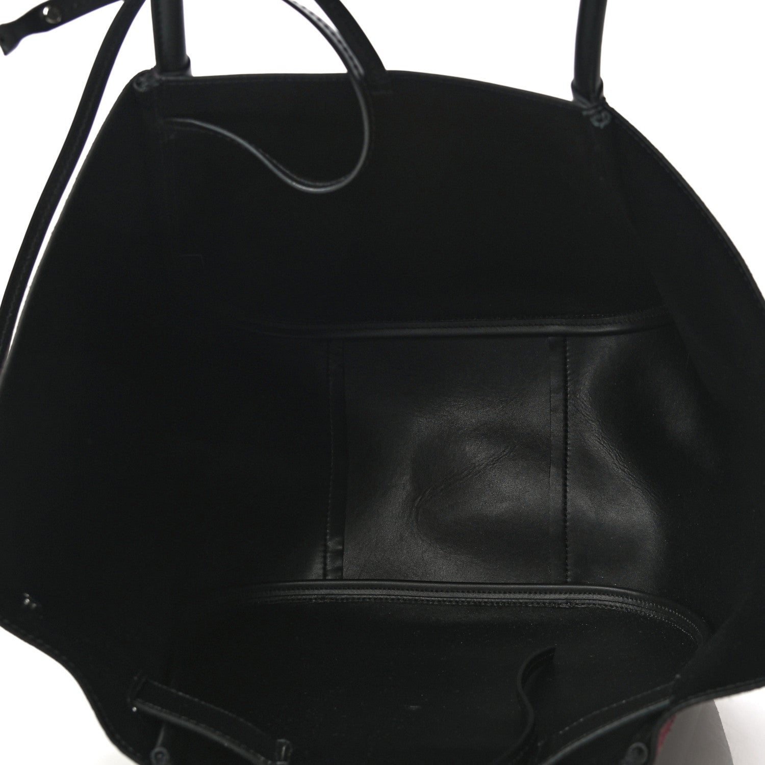Proenza Schouler Calfskin Ruched Tote Black Chocolate Plum 5 of 10