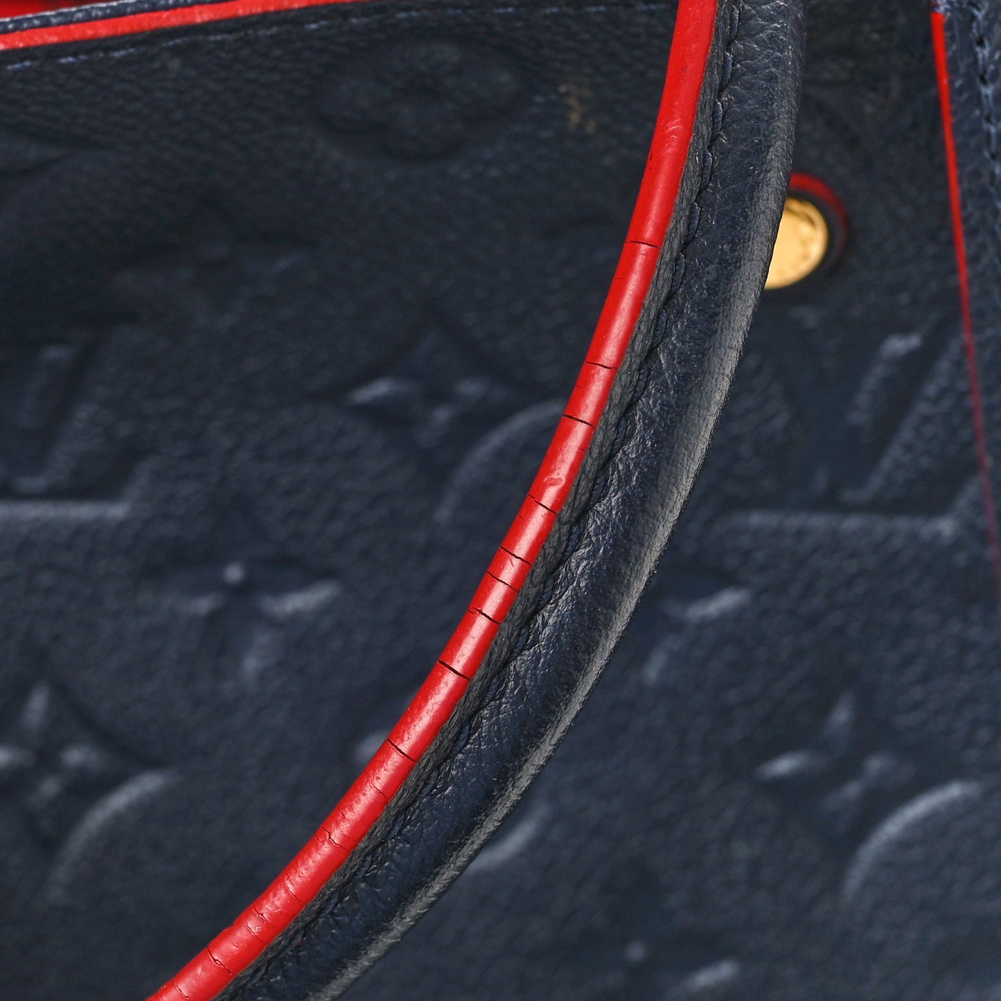 Empreinte Montaigne MM Marine Rouge