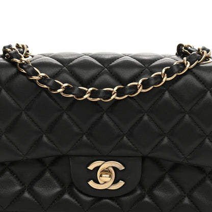 Chanel Lambskin Quilted Mini Rectangular Flap Black 8 of 10