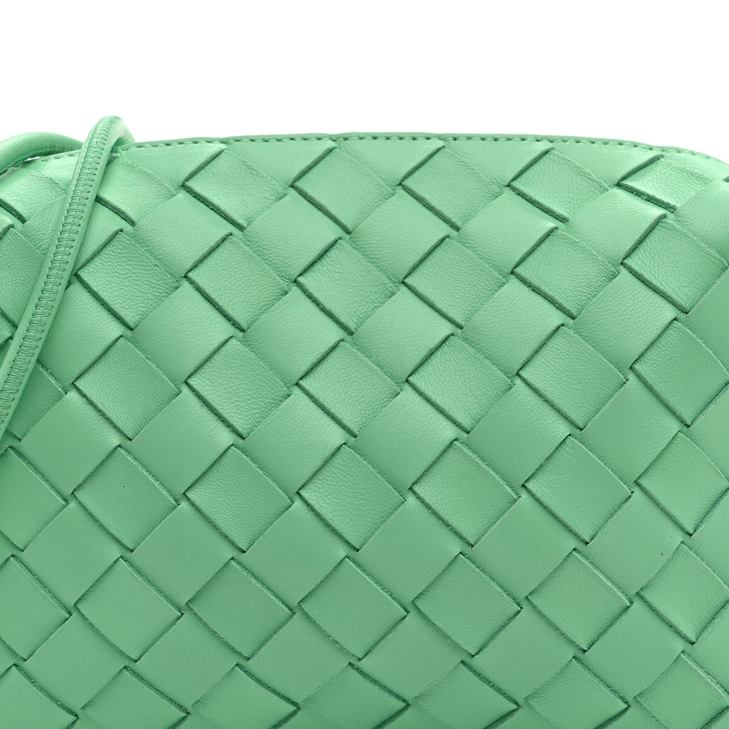 Nappa Intrecciato Mini Loop Camera Bag Fountain