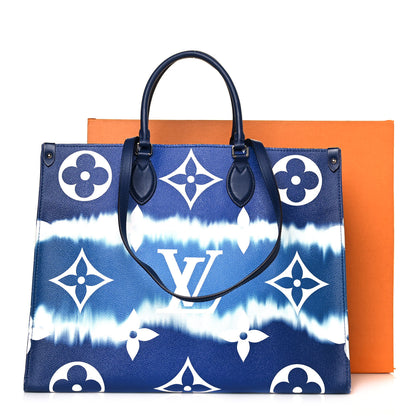 Louis Vuitton Monogram Escale Onthego GM Blue 11 of 11