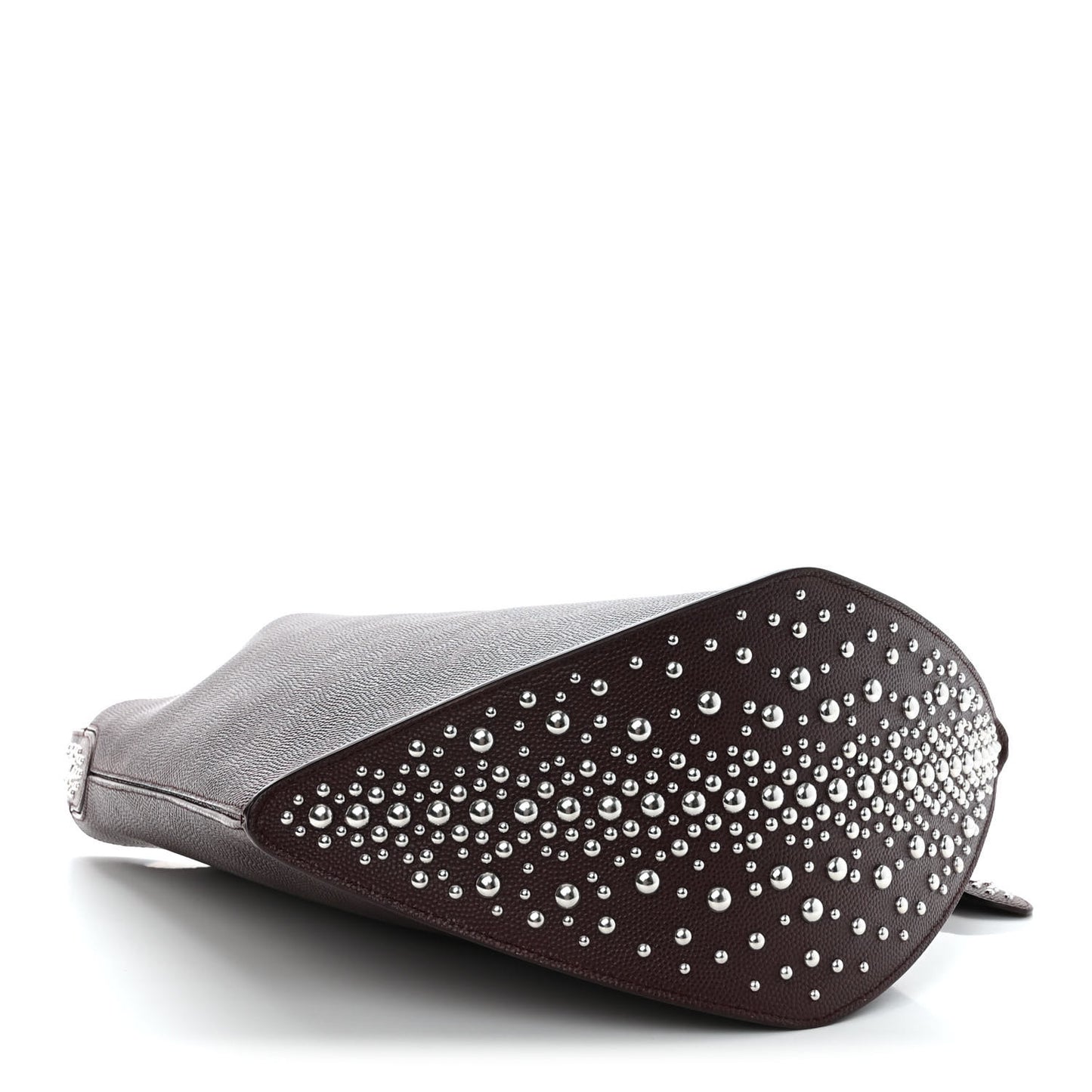Calfskin Studded Medium Gail Shoulder Bag Almandite