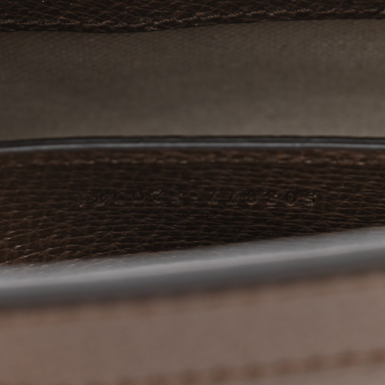 Gucci Monogram Jumbo GG Textured Dollar Calfskin Web Small Ophidia Chain Shoulder Bag Camel Ebony New Acero 7 of 11