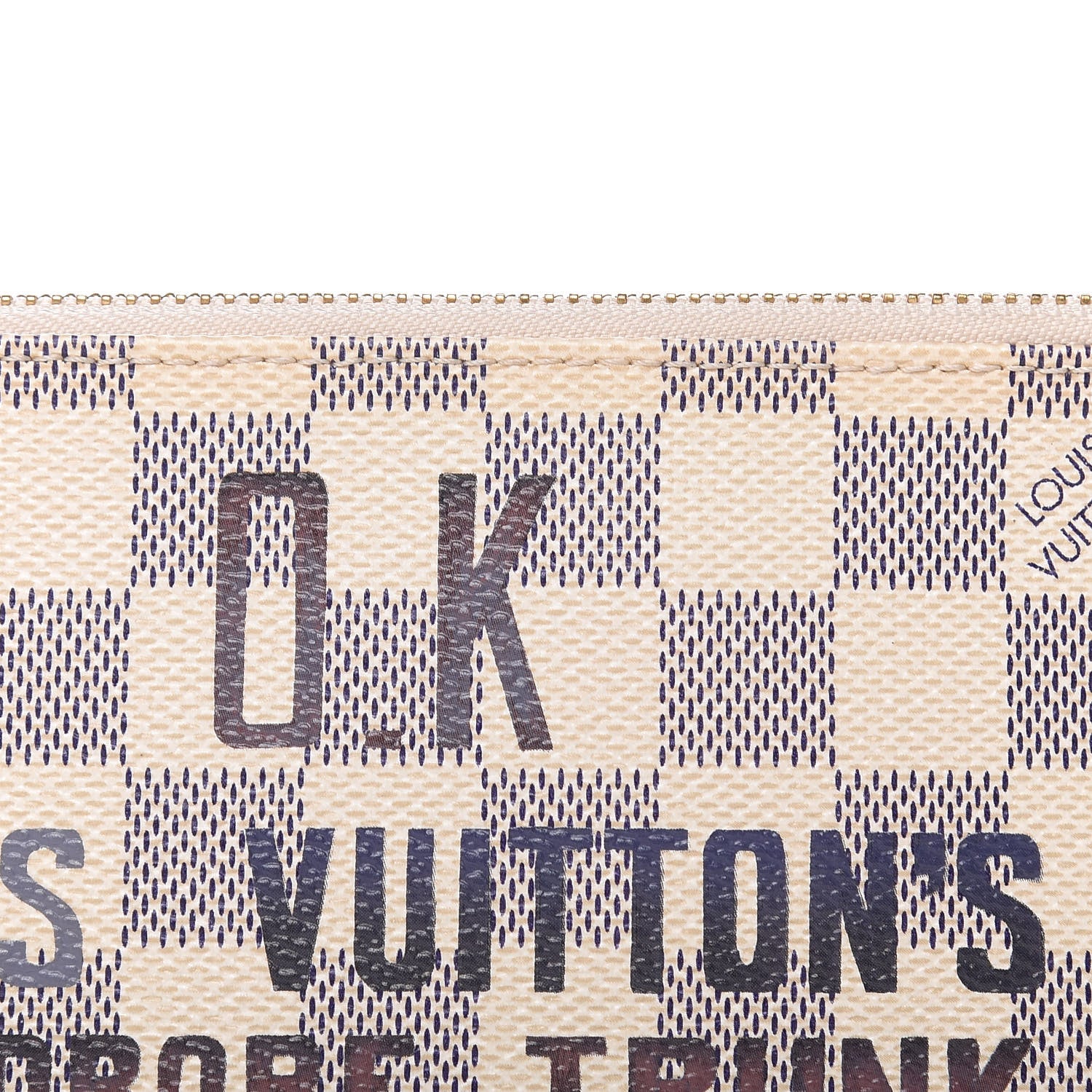 Louis Vuitton Damier Azur Trunk Pochette Milla MM 10 of 10