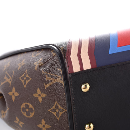 Louis Vuitton Calfskin Monogram Kimono Tote MM 9 of 10