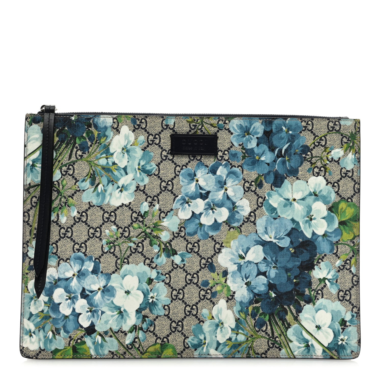 Gucci GG Supreme Monogram Blooms Messenger Blue 1 of 6