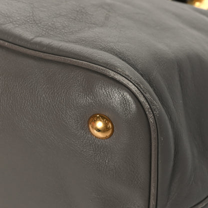 Prada Soft Calf Shopping Tote Bambu 6 of 10