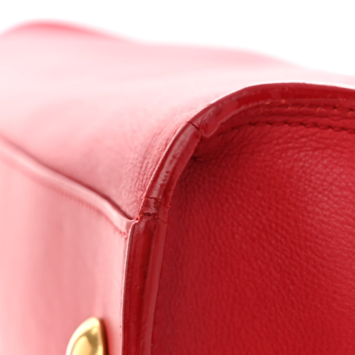 Calfskin Medium Classic Y Cabas Red