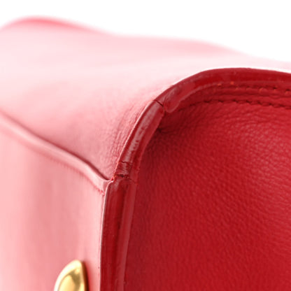 Saint Laurent Calfskin Medium Classic Y Cabas Red 14 of 14