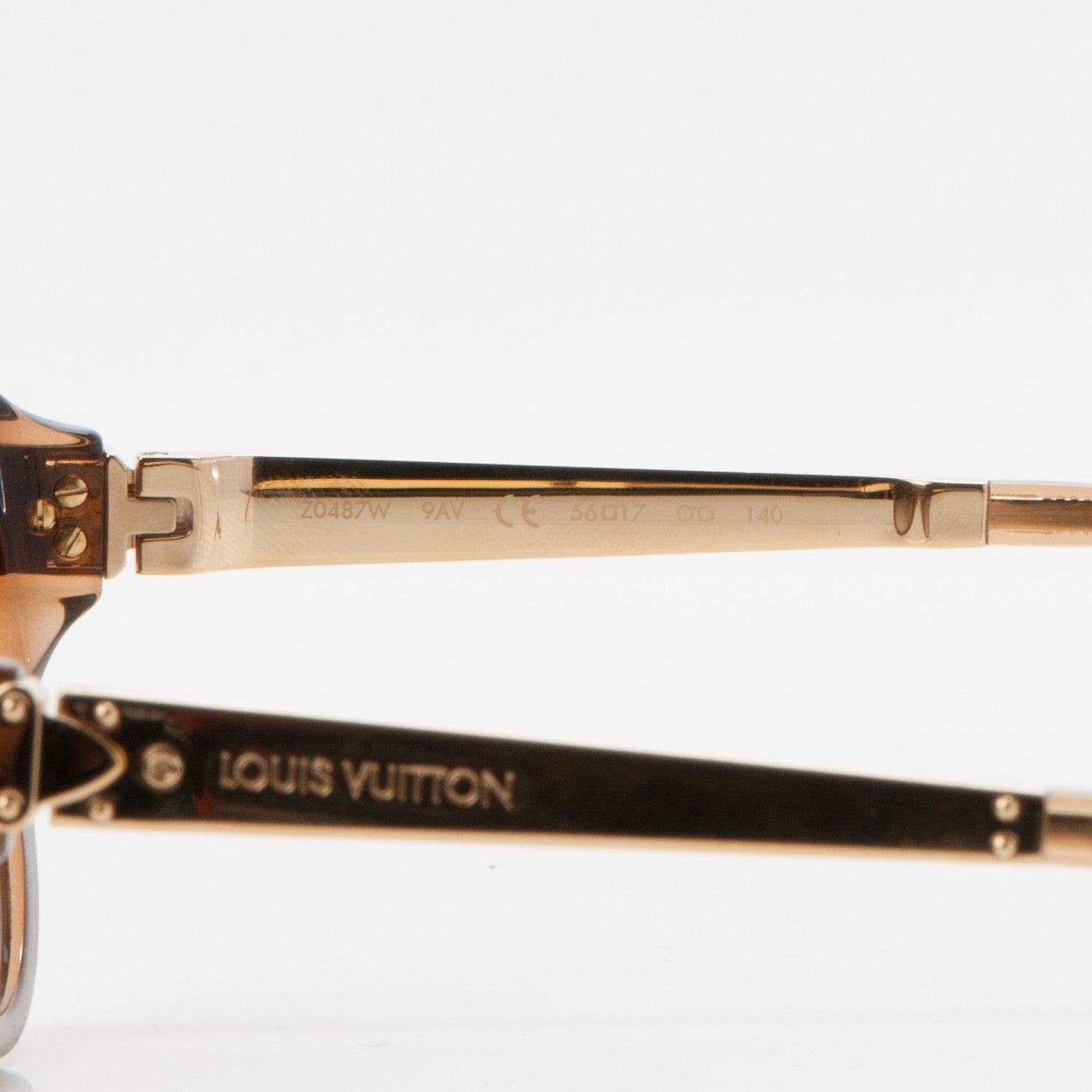 Louis Vuitton Petit Soupcon Cat Eye Sunglasses Z0487W Brown 4 of 6