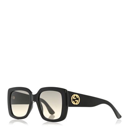 Gucci Acetate Square Frame Sunglasses GG0141S Black 1 of 9