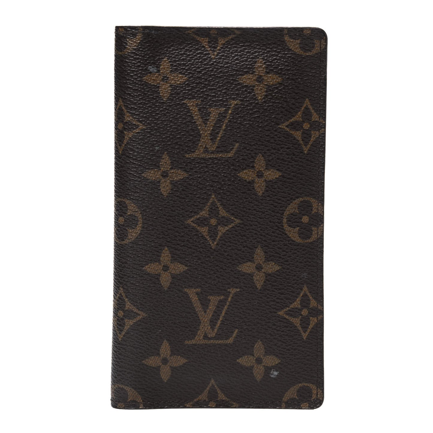 Monogram Checkbook Holder Case Wallet