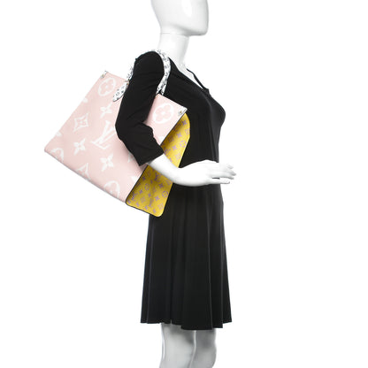 Louis Vuitton Monogram Giant Onthego GM Rouge Rose 3 of 10