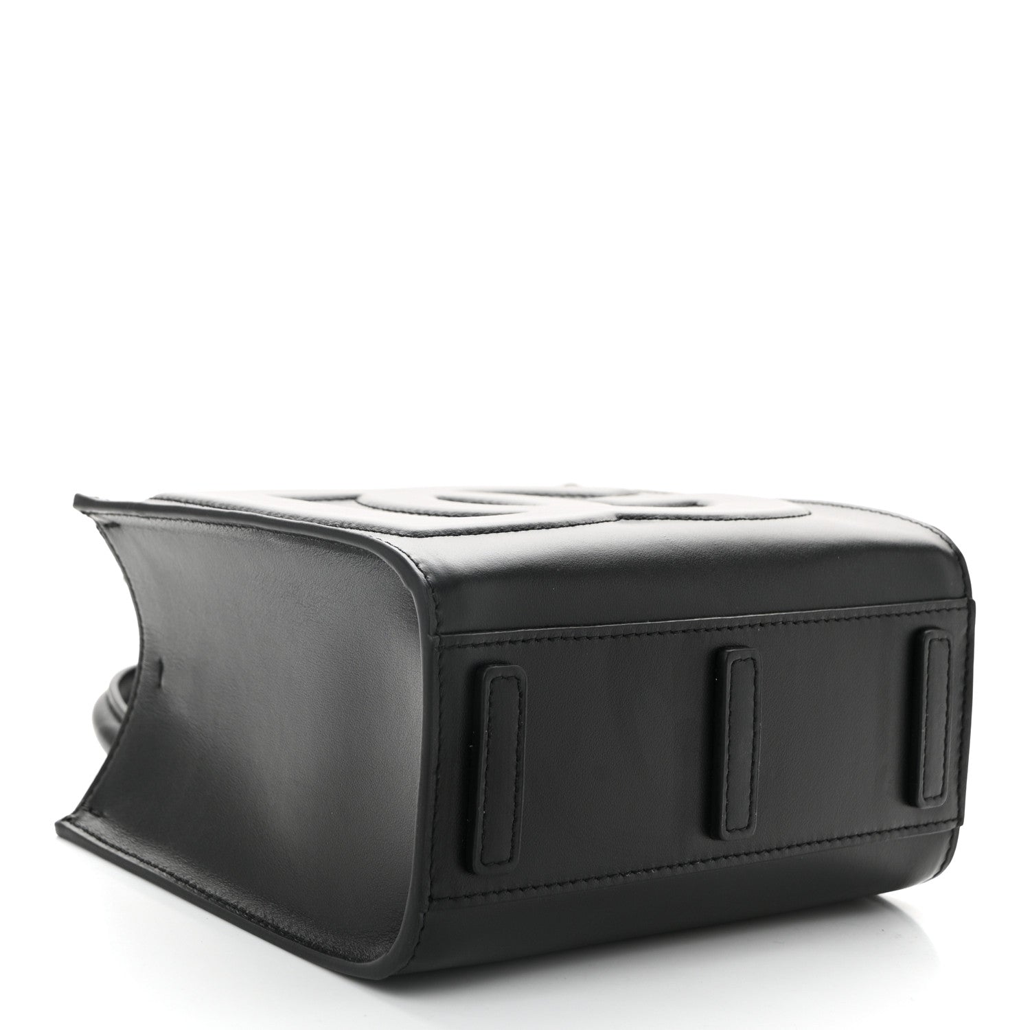 Dolce & Gabbana DOLCE GABBANA Calfskin Small DG Daily Shopper Tote Black 4 of 9