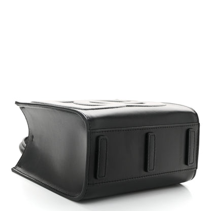 Dolce & Gabbana DOLCE GABBANA Calfskin Small DG Daily Shopper Tote Black 4 of 9
