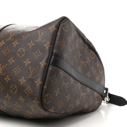 Louis Vuitton Monogram Macassar Keepall Bandouliere 45 6 of 10