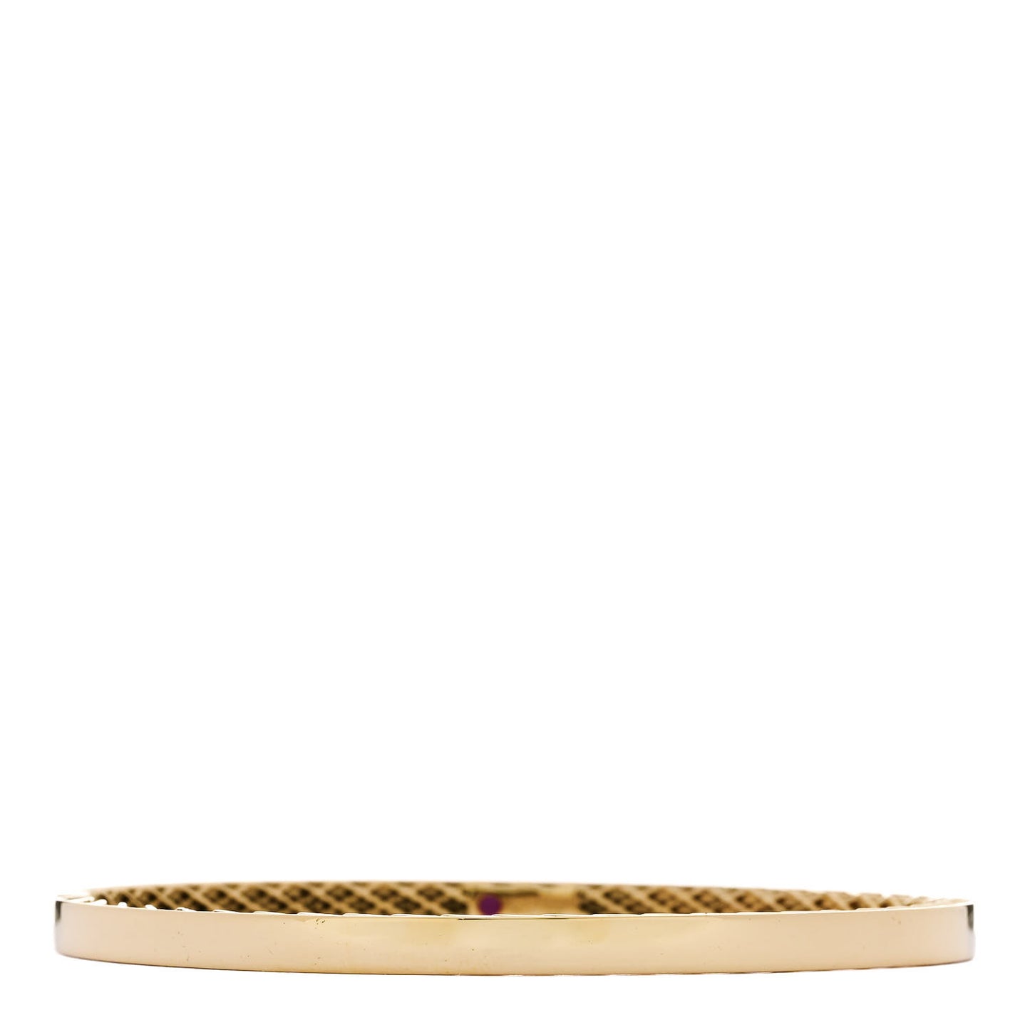 18K Yellow Gold Symphony New Barocco Oval Bangle Bracelet