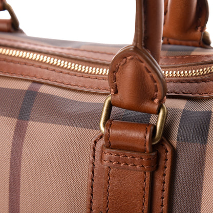 Burberry Smoked Check Small Chester Bowling Bag Brown 14 of 17