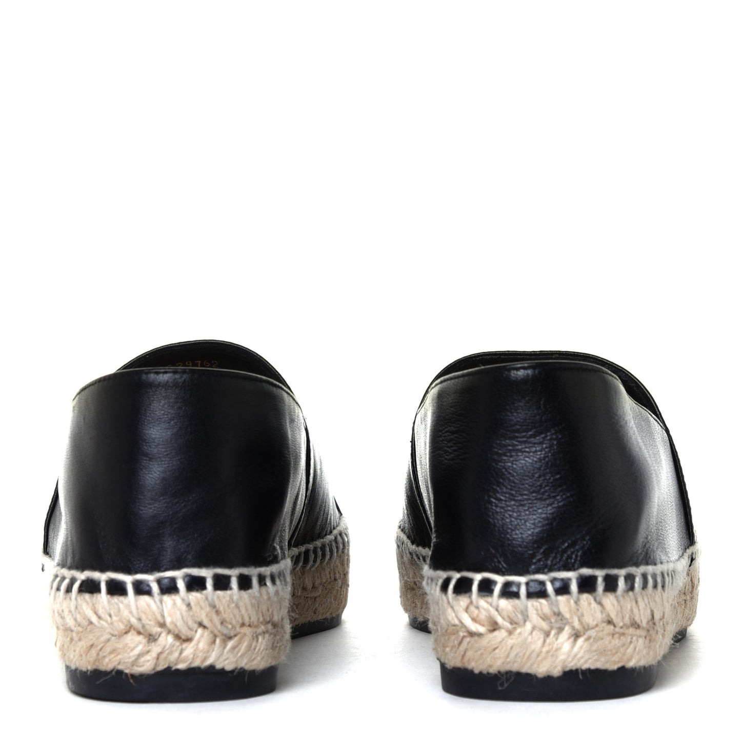 Lambskin CC Espadrilles 38 Black Beige