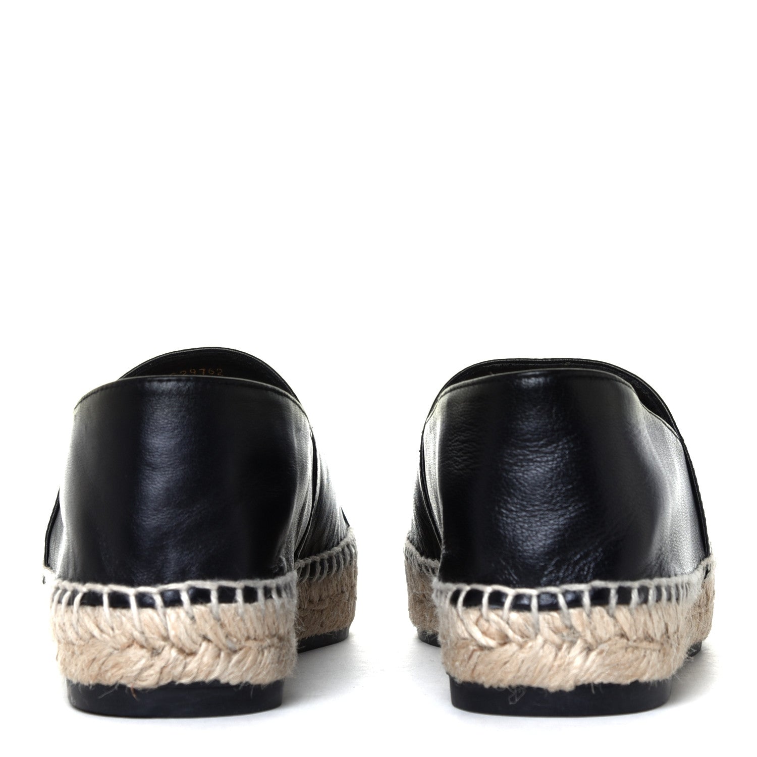 Chanel Lambskin CC Espadrilles 38 Black Beige 9 of 12