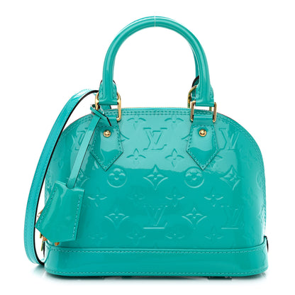 Louis Vuitton Vernis Alma BB Turquoise 1 of 11