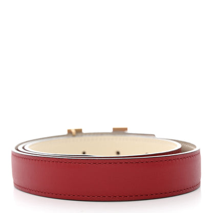 Hermes Swift Epsom 24mm Mini Constance H Belt 80 Grenade Craie 3 of 6