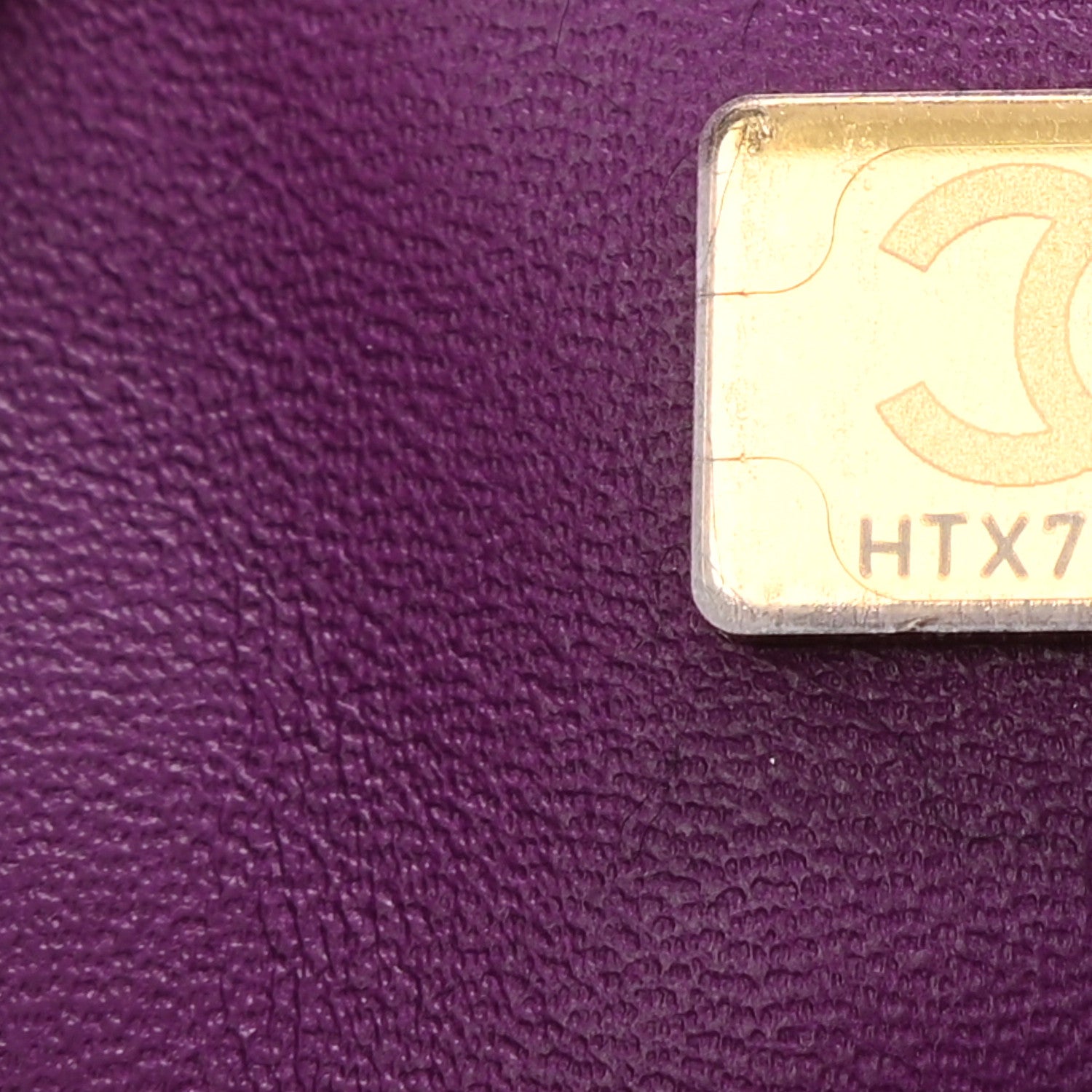 Chanel Satin Quilted Mini Rectangular Flap Purple 7 of 10