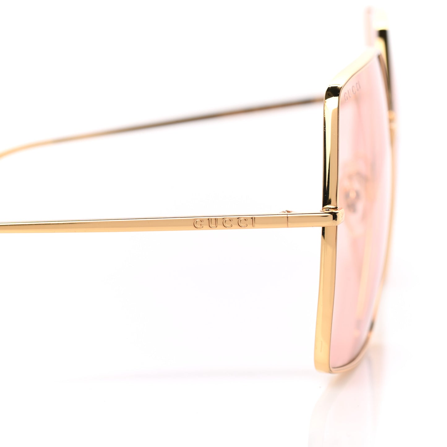 Square Frame GG0536S Sunglasses Gold
