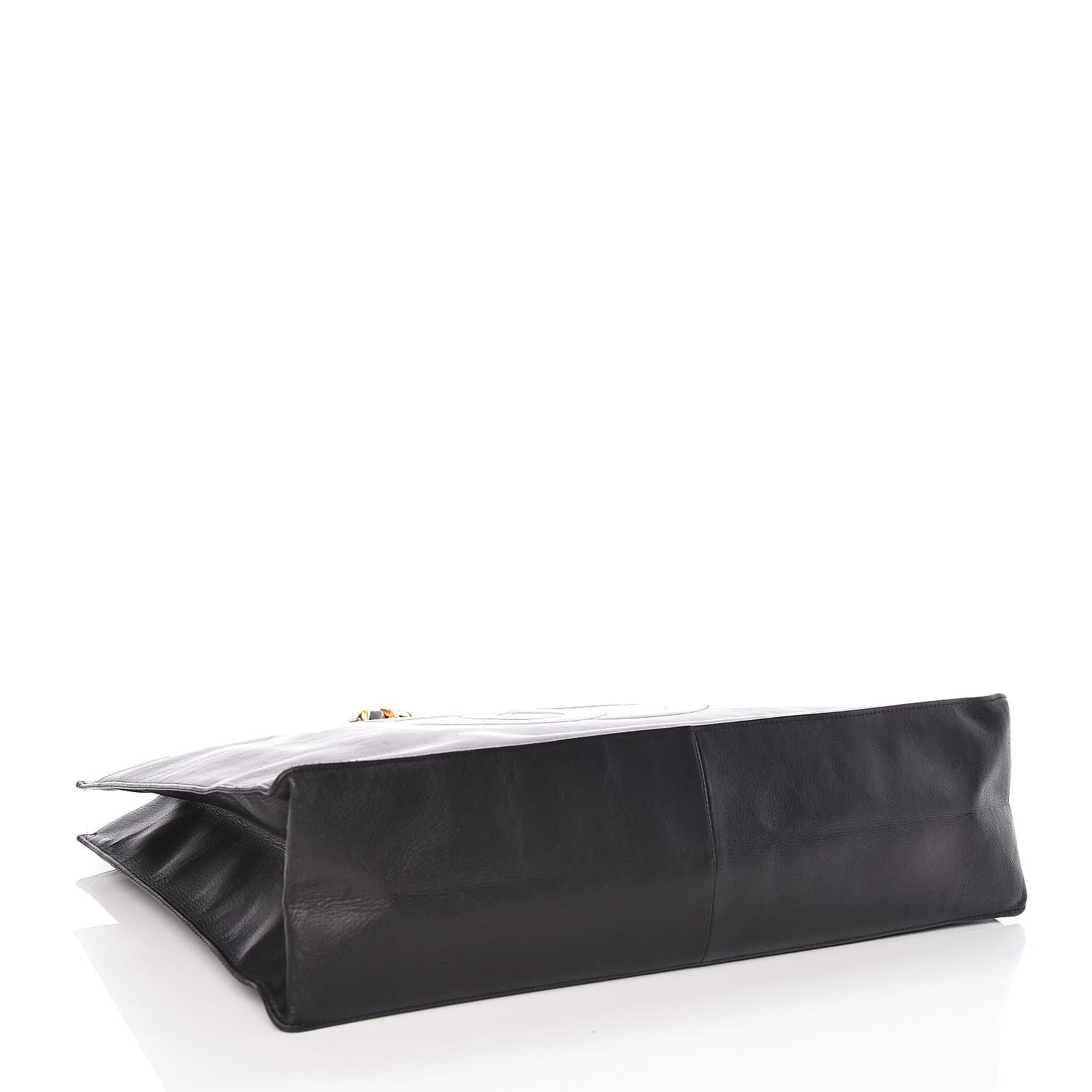 Chanel Lambskin CC Tote Black 4 of 11