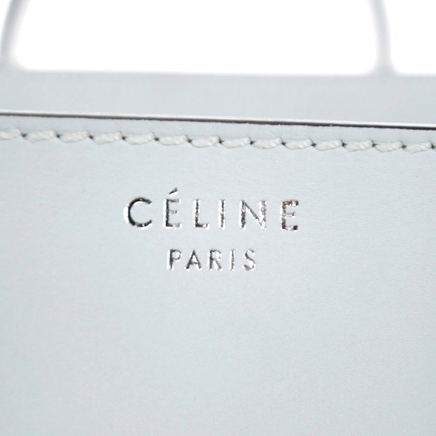 Smooth Calfskin Mini Luggage White