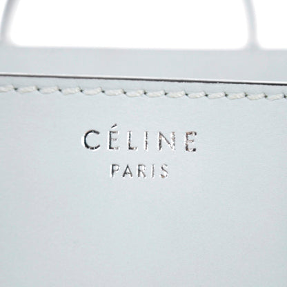 Celine Smooth Calfskin Mini Luggage White 8 of 10