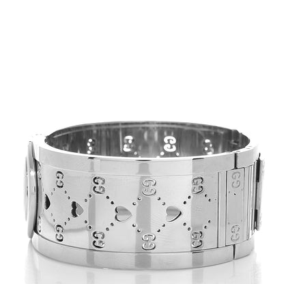 Gucci Stainless Steel Mother of Pearl 23mm Twirl Heart Quartz Watch 4 of 6