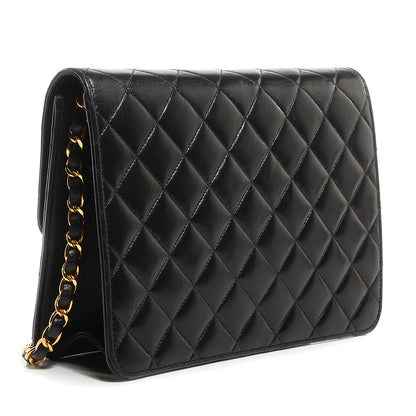 Chanel Quilted Lambskin Small Single Flap Black 3 of 11