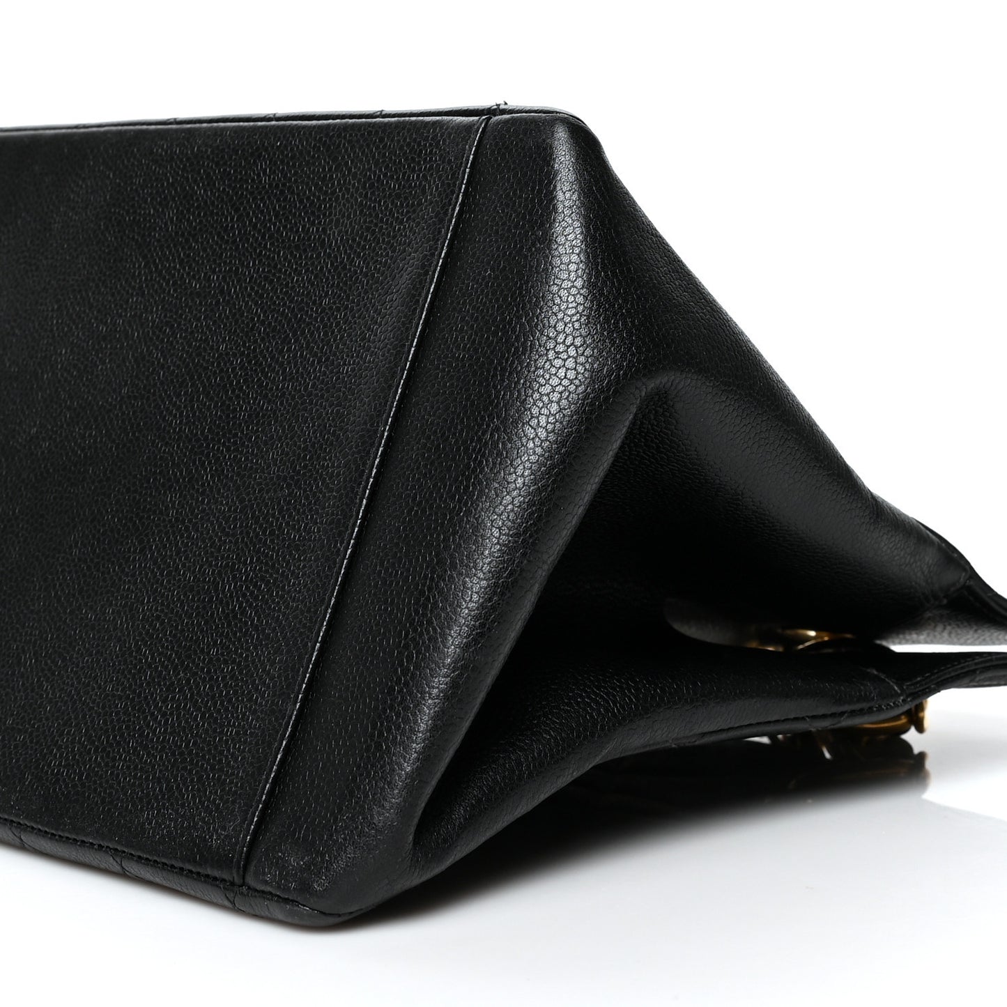 Caviar Quilted Grand Timeless Tote GTT Black