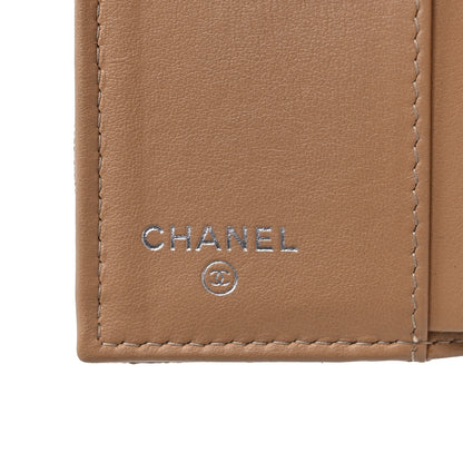 Chanel Caviar Quilted Small Boy Flap Wallet Beige 6 of 13