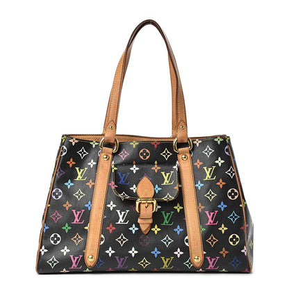 Louis Vuitton Monogram Multicolor Aurelia MM Black 1 of 21