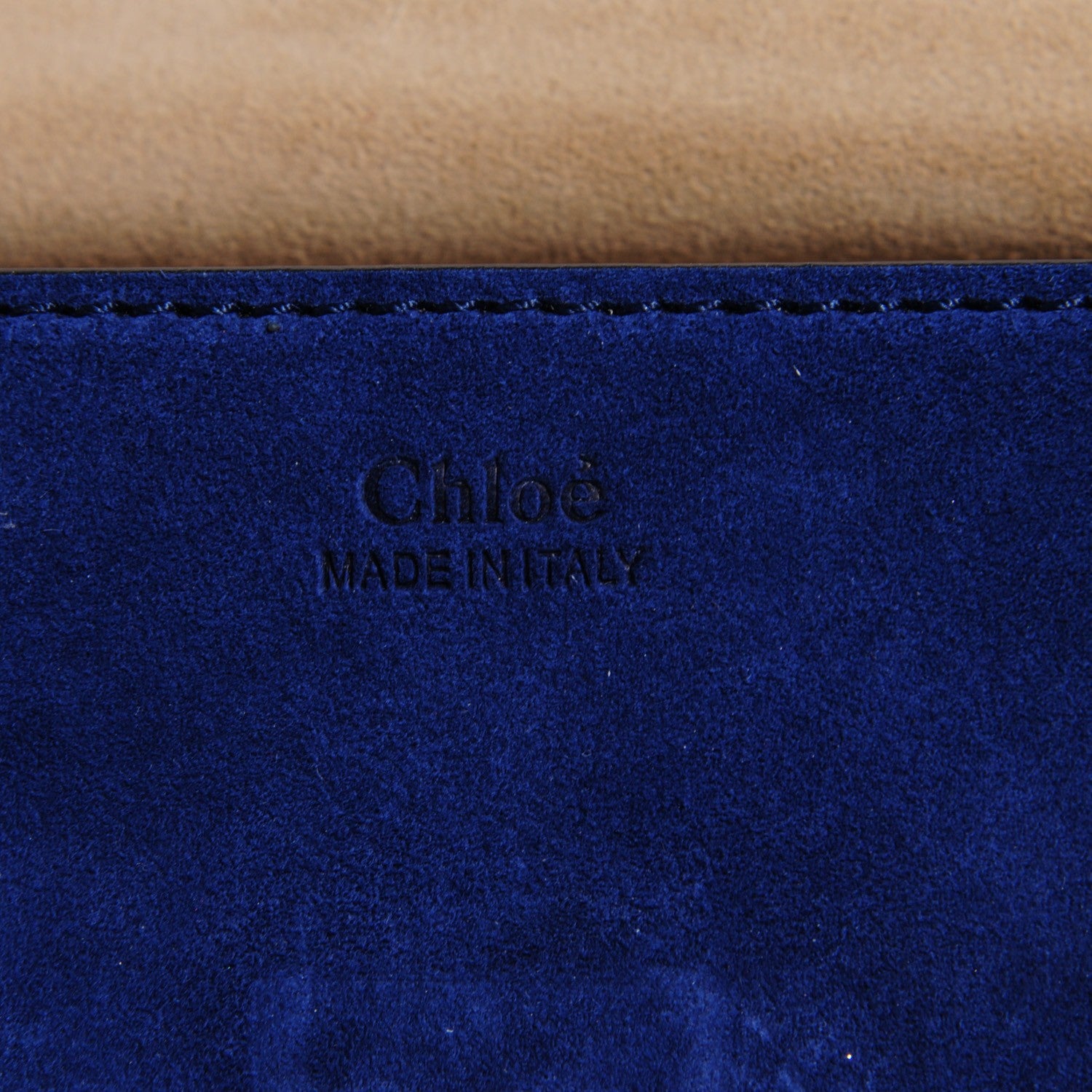 Chloe Lambskin Suede Calfskin Mini Drew Shoulder Bag Dark Velvet 8 of 10