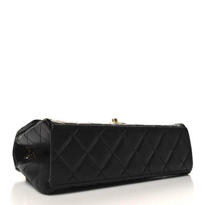 Chanel Lambskin Quilted Chaine Lettre Flap Black 3 of 11